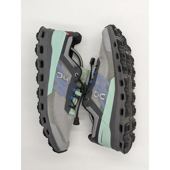 On Cloudtec Helion Running Shoes Gray Green Black Men\'s Size 12 EU47 - 64.98272